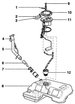  Топливный бак Audi A6